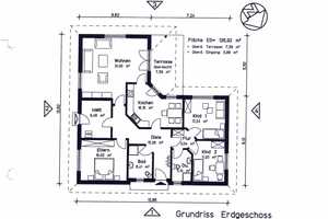 Schöner, moderner 127m² Bungalow in Wismar Gartenstadt/Friedenshof zu verkaufen.  – Clematisweg 13, 23966 Wismar – Vorschaubild 1