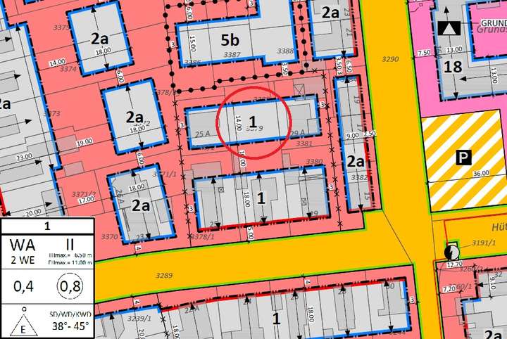 Auszug Bebauungsplan