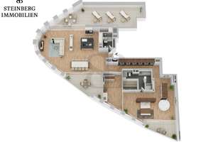 Hochpreisige Luxusmiete | Frankfurt | Exklusive Sky Residence am Mainufer – Erstbezug – Die vollständige Adresse der Immobilie erhältst du vom Anbieter., 60314 Ostend, Frankfurt am Main – Vorschaubild 2
