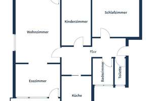 Wohnung mit 2 Balkone, viel Platz und Garagenstellplatz in Stuttgart-Sillenbuch – Die vollständige Adresse der Immobilie erhältst du vom Anbieter., 70619 Sillenbuch (Ortsteil), Stuttgart – Vorschaubild 11