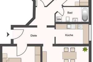 +4 Zimmer Familienwohnung-Wohnungsvideo anschauen! Parkett-Einbauküche+ – Die vollständige Adresse der Immobilie erhältst du vom Anbieter., 1219 Strehlen, Dresden – Vorschaubild 20