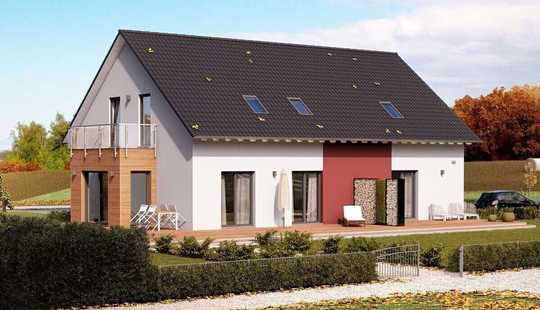 Bild von Doppeltes Wohnvergnügen - Effizient, modern & nachhaltig für zwei Familien in Wallertheim!