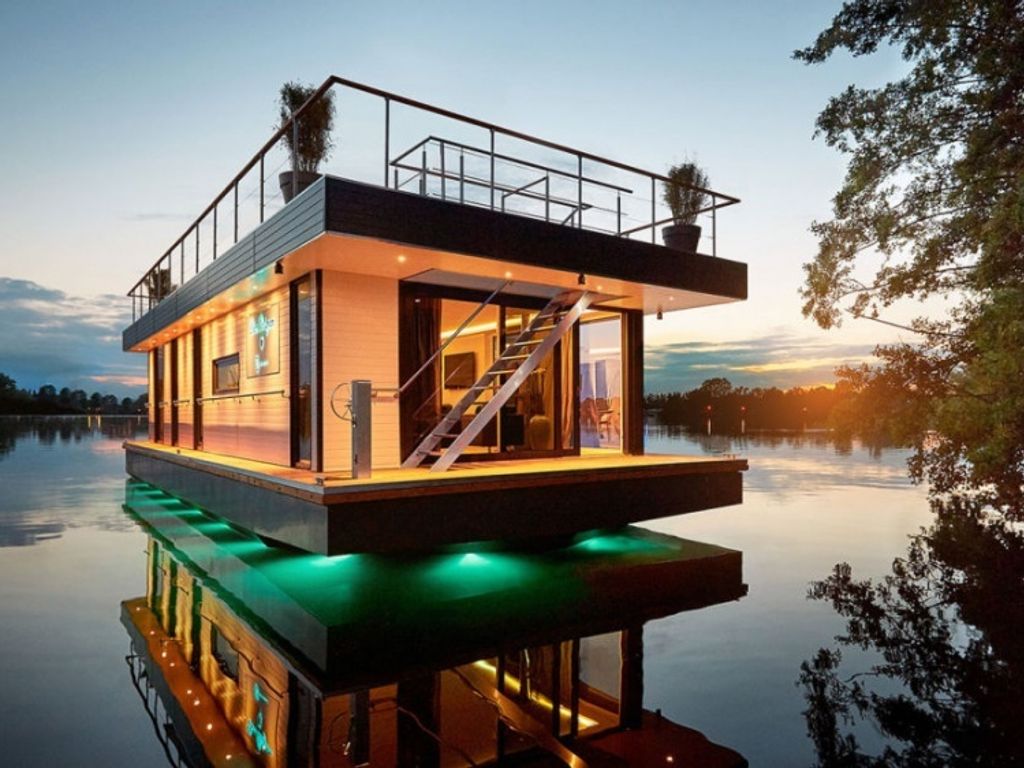Luxus Hausboot Ca 70 M² Wohnen 80 Sonnenterre Luxus Hausboot