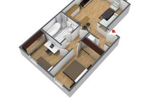 *** 3 Zimmer | Wohnung | offene Küche | Balkonblick ins Grüne | Bad mit Wanne & Dusche *** – Krönerstraße 14, 4315 Anger-Crottendorf, Leipzig – Vorschaubild 9
