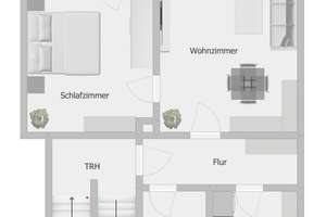 ***Attraktive 2-Zimmer-Hochparterre -Wohnung mit Loggia und Garage – Die vollständige Adresse der Immobilie erhältst du vom Anbieter., 44263 Hörde (Ortsteil), Dortmund – Vorschaubild 7