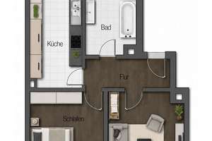 ERWEITERN SIE IHR PORTFOLIO! | Vermietete 2-Raum-Wohnung mit Balkon & Tageslichtbad – 4159 Möckern, Leipzig – Vorschaubild 9