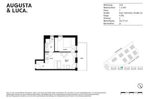 Modernes Wohnen im Neubau: Kompakte 2-Zimmer-Wohnung – Kurt-Viermetz-Straße 3a, 86150 Bahnhofs-, Bismarckviertel, Augsburg – Vorschaubild 11