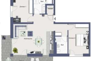 Exklusive und großzügige 3 Zimmer-Wohnung mit Terrasse und Garten, Großseelheimer Str. 36, Marburg – Großseelheimer Straße 36, 35039 Marburg, Marburg – Vorschaubild 15