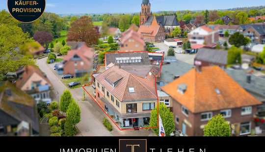 Bild von Mehr als die Summe seiner Teile – Ensemble mit Potenzial zur Neugestaltung im Zentrum von Lathen