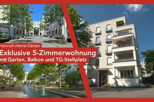 Exklusives Wohnen in Gated Community Heinrich-Heine Gärten: 5 Zimmer, Balkon, Garten & TG-Stellplatz