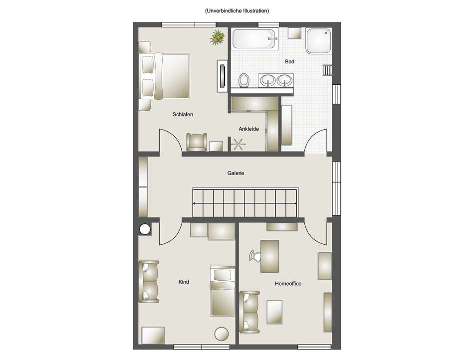 Grundriss Obergeschoss