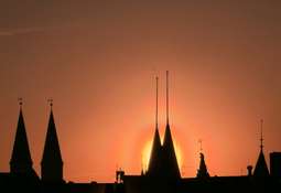 Sonnenuntergang genießen 