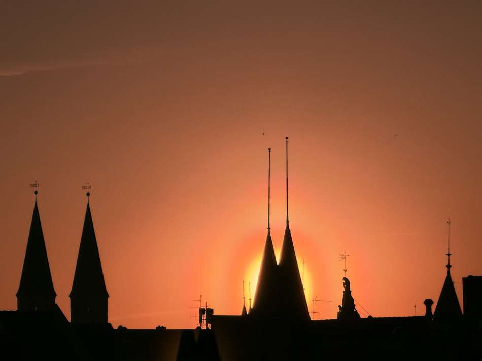 Sonnenuntergang genießen 