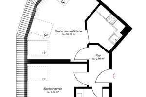 Attraktive, frisch renovierte 2-Zimmer-Wohnung mit moderner Einbauküche – Die vollständige Adresse der Immobilie erhältst du vom Anbieter., 12557 Köpenick, Berlin – Vorschaubild 10