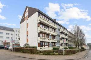 Karlsruhe: Gepflegte, vermietete 2,5-Zimmer-Etagenwohnung mit zwei Balkonen und Aufzug