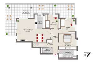 Modern Living Deluxe - Maisonette mit großem Privatgarten! – Die vollständige Adresse der Immobilie erhältst du vom Anbieter., 81673 Josephsburg, München – Vorschaubild 17