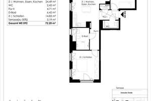 Barrierefreie 3-Zimmer-Wohnung in ruhigem Neubau mit Terrasse! – Zwieseler Straße 164, 10318 Karlshorst, Berlin – Vorschaubild 12