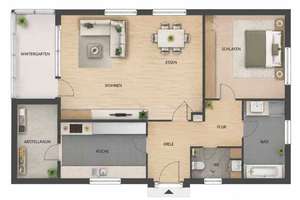 Zentral & ruhig: Barrierearmer Bungalow mit Wintergarten, Garten und 2 Garagen – Die vollständige Adresse der Immobilie erhältst du vom Anbieter., 46045 Altstadt-Süd, Oberhausen – Vorschaubild 12