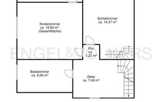 Attraktive Doppelhaushälfte mit ausgebautem Spitzboden in Sackgassenlage in Bremen-Woltmershausen! – Die vollständige Adresse der Immobilie erhältst du vom Anbieter., 28197 Woltmershausen (Ortsteil), Bremen – Vorschaubild 28