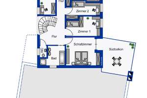 Top-Lage in Neusäß-Westheim: Außergewöhnliches EFH mit ca. 190 m² Wfl. und Doppelgarage – 86356 Neusäß – Vorschaubild 7