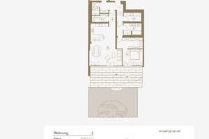 WE Nr. 2: Repräsentatives Wohnen auf einer Ebene – 3-Zimmer mit Terrasse & Master-Bereich – Wagenbauerstraße 2, 81677 Parkstadt, München – Vorschaubild 6