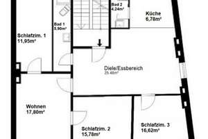 Leerstehend und Provisionsfrei: 2 Bäder und Garten–Exklusivität auf der gesamten Etage mit 6–7 % Ren – Die vollständige Adresse der Immobilie erhältst du vom Anbieter., 44359 Mengede (Ortsteil), Dortmund – Vorschaubild 6