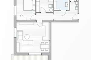 Neubau-Eigentumwohnung: 3-Zimmer mit Terrasse, eigenem Gartenanteil und TG-Stellplatz – Die vollständige Adresse der Immobilie erhältst du vom Anbieter., 93057 Innenstadt, Regensburg – Vorschaubild 2
