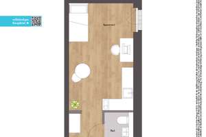 Ein Studententraum: möbliertes Apartment zwischen Hochschule und Naherholungsgebiet | WE 2.20 – Bahnhofstraße / Reindelstraße x, 90402 Marienvorstadt, Nürnberg – Vorschaubild 3