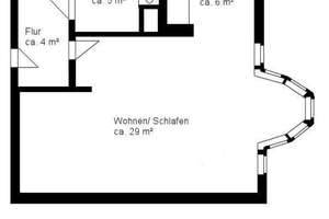 Stilvolle 1-Zimmer-Wohnung in der Nymphenburgerstraße – Nymphenburgerstraße 77, 80636 St. Vinzenz, München – Vorschaubild 2
