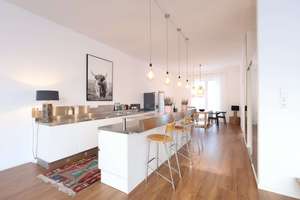 126 m² Loft am Elisabethmarkt, 3 Zimmer im EG, ca. 3,30 m Deckenhöhe
