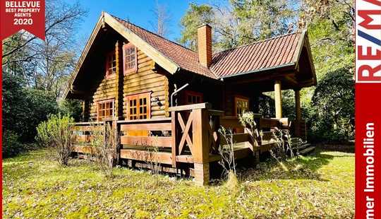 Bild von Wochenendhaus / Rundbohlenblockhaus /
Am See / Waldlage /
Erholung Pur