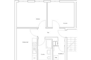 Joseph-Fraunhofer-Str. 2, 2 L - 2-Zimmer Wohnung mit Tageslichtbad! Küchenübernahme ist möglich – Joseph-Fraunhofer-Str. 2, 38104 Wabe-Schunter-Beberbach, Braunschweig – Vorschaubild 5