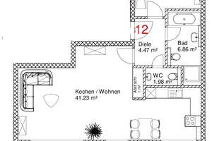 Moderne 2-Zimmer-Wohnung mit Balkon und TG-Stellplatz – Schillerstraße 8, 33609 Schildesche, Bielefeld – Vorschaubild 13