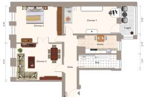Großzügige 3-Raumwohnung im Herzen der Stadt! – Liebigstraße 12, 39104 Altstadt, Magdeburg – Vorschaubild 18