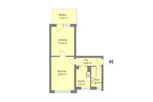 Frisch renovierte 2-Zimmerwohnung mit Balkon – Saalfelder Str. 8, 90491 Schoppershof, Nürnberg – Vorschaubild 12