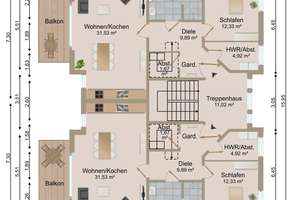 KfW-40-Neubau | Exklusive Eigentumswohnungen | Wärmepumpe | PV-Anlage | Stellplatz – Die vollständige Adresse der Immobilie erhältst du vom Anbieter., 32130 Enger – Vorschaubild 4