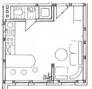 1 Zimmer Appartement mit Singelküche im Zentrum zu vermieten