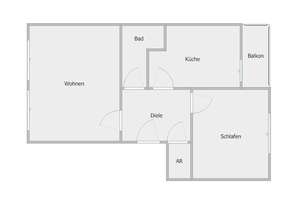 202606 Gemütlicher Wohnspaß mit begrüntem Innenhof in schöner Stadtwohnung in ruhiger Zentrallage  – Friedrichstraße  41, 47798 Stadtmitte, Krefeld – Vorschaubild 9
