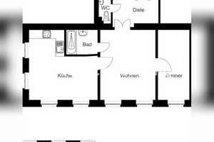 Tauschwohnung: 2,5- gegen 3 Raumwohnung in der Neustadt – Die vollständige Adresse der Immobilie erhältst du vom Anbieter., 1099 Äußere Neustadt, Dresden – Vorschaubild 13