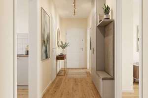 Bezugsfrei | 4-Zimmer-Wohnung im modernem Gebäude der 2000er Jahre mit Balkon & TG in Oberbilk! – Erik-Nölting-Straße 12, 40227 Oberbilk, Düsseldorf – Vorschaubild 5