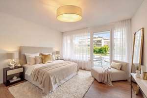 Gartenfeeling und Pool: Moderne und helle 2,5-Zimmer-Wohnung mit Südterrasse und Balkon – Die vollständige Adresse der Immobilie erhältst du vom Anbieter., 81929 Johanneskirchen, München – Vorschaubild 5