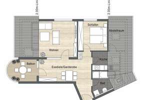 VERMIETETE 2-ZIMMER-DG-WOHNUNG INKL. 2 TG-STPL. + 1 AUßEN-STPL. + HOBBYRAUM – Die vollständige Adresse der Immobilie erhältst du vom Anbieter., 74078 Neckargartach, Heilbronn – Vorschaubild 5
