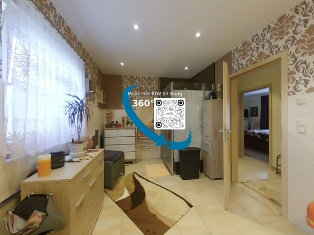 Immobilie in Obere Warnow - Moderner KfW-55 Bungalow mit großem Grundstück und Photovoltaik in Obere Warnow - Bild 3