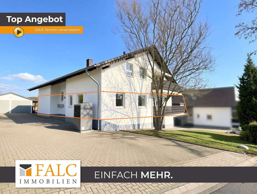 Immobilie in Ruppichteroth - Wohnen auf einer Ebene – 143 m² modernisiert mit Balkon & Garage - Bild 0