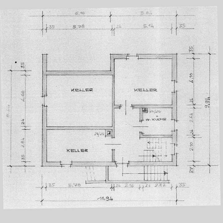 Grundriss Kellergeschoss