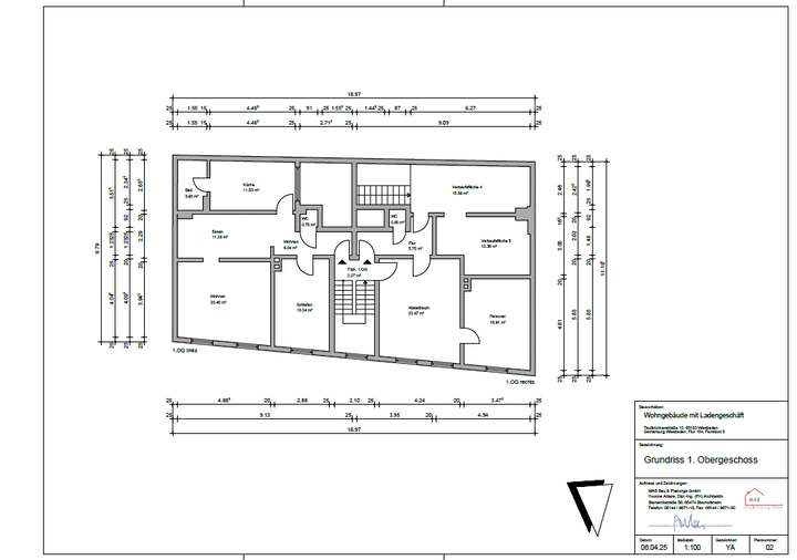 Grundriss 1. Obergeschoss