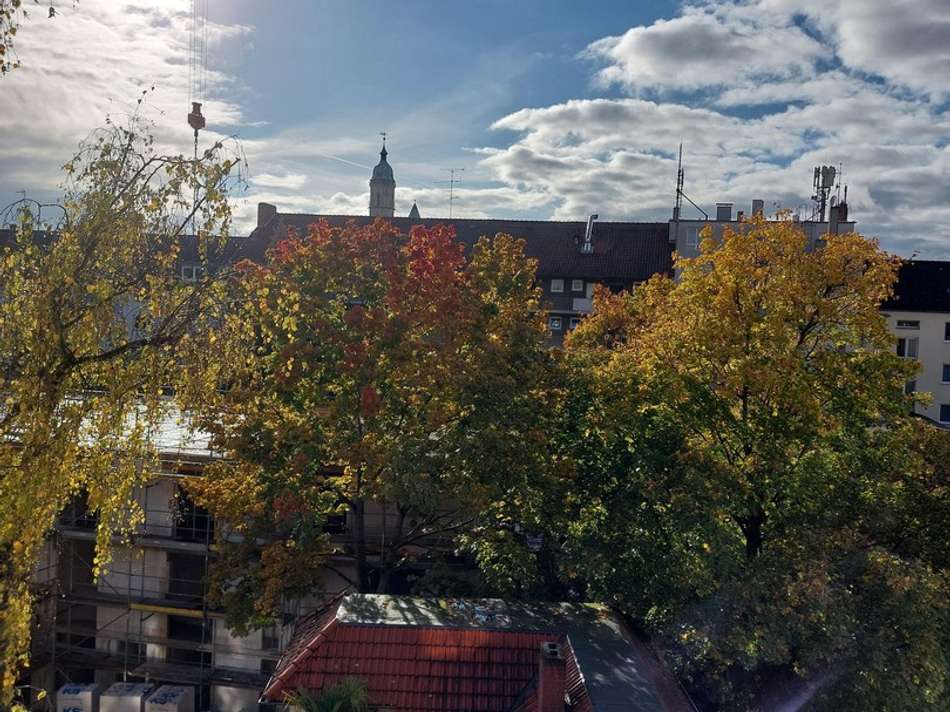 Sommerblick von  Dachterasse