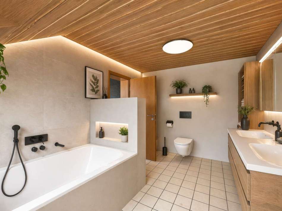 Badezimmer - digitales staging