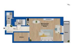 Neuwertige 1,5-Zimmer-Eigentumswohnung mit Balkon in kernsaniertem Altbau im Zentrum Ingolstadts – Die vollständige Adresse der Immobilie erhältst du vom Anbieter., 85049 Mitte, Ingolstadt – Vorschaubild 12