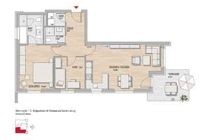3 Zimmer Erdgeschoßwohnung mit Terrasse und Gartennutzung – Carl-Bender-Straße 14, 65197 Dotzheim, Wiesbaden – Vorschaubild 7